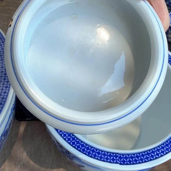 瓷片直径13厘米.高度5厘米: