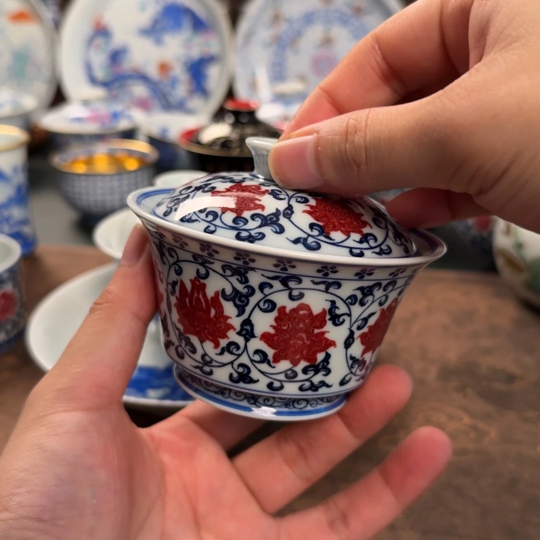 纯手工手绘陶瓷茶具