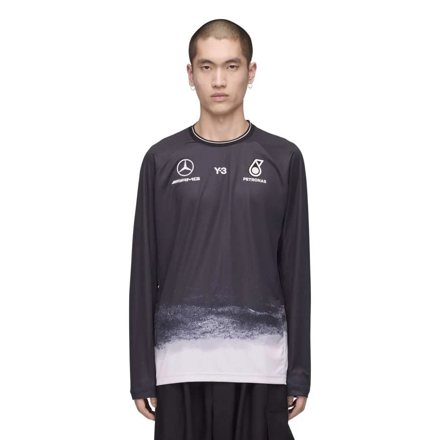 Y-3/Y-3(55-KR2344)奔驰联名渐变系列长袖运动T恤