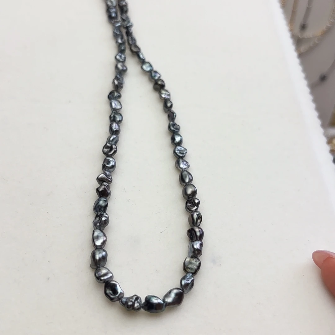 银S925镶嵌颈饰海水珍珠