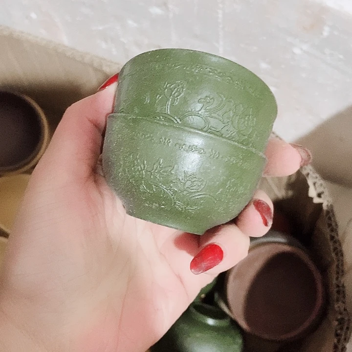 紫砂茶杯宜兴紫砂全手工工艺