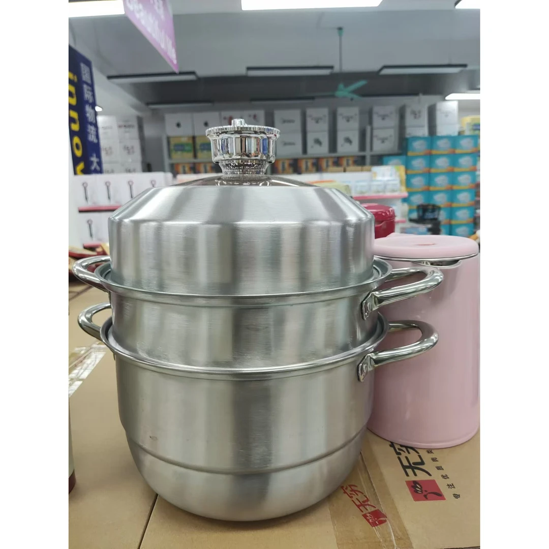 【孤品介意勿拍】三层蒸锅304不锈钢家用双层电磁炉通用q