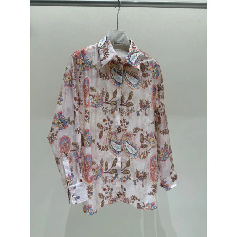 【兰帝专属】丝棉廓形防晒衬衫21142