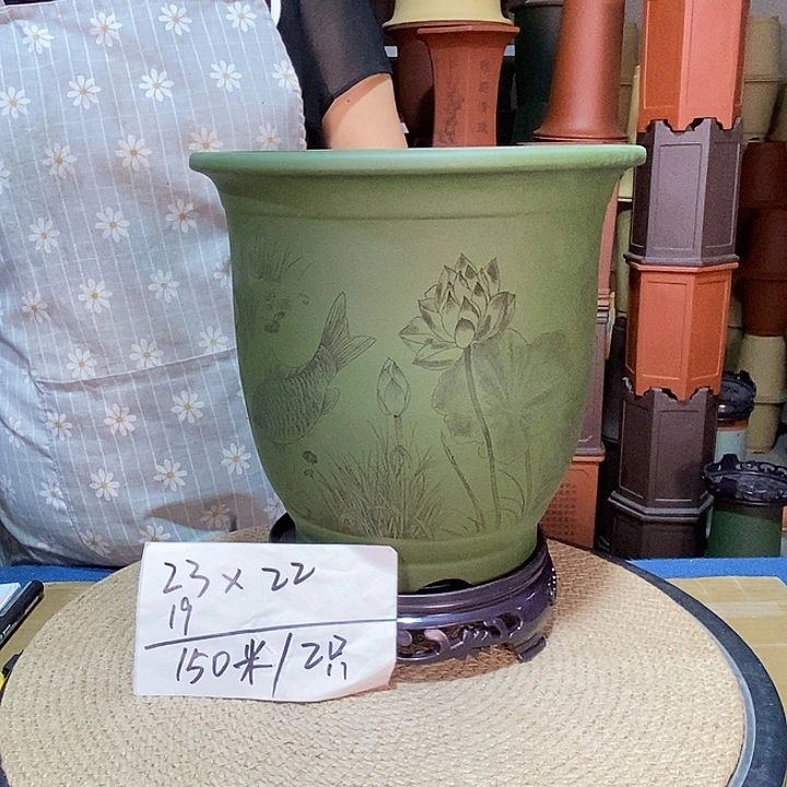 紫砂花盆紫砂花盆