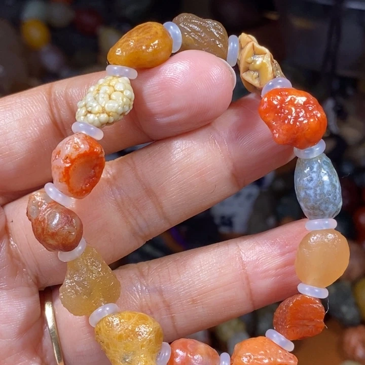 玛瑙/玉髓珠宝半成品未镶嵌