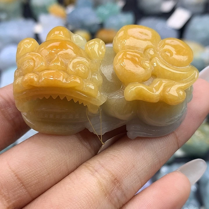 翡翠未镶嵌颈饰天然缅甸翡翠
