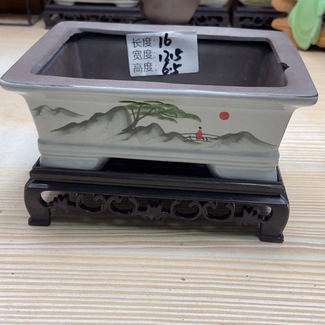 瓷片陶瓷花盆陶瓷艺术