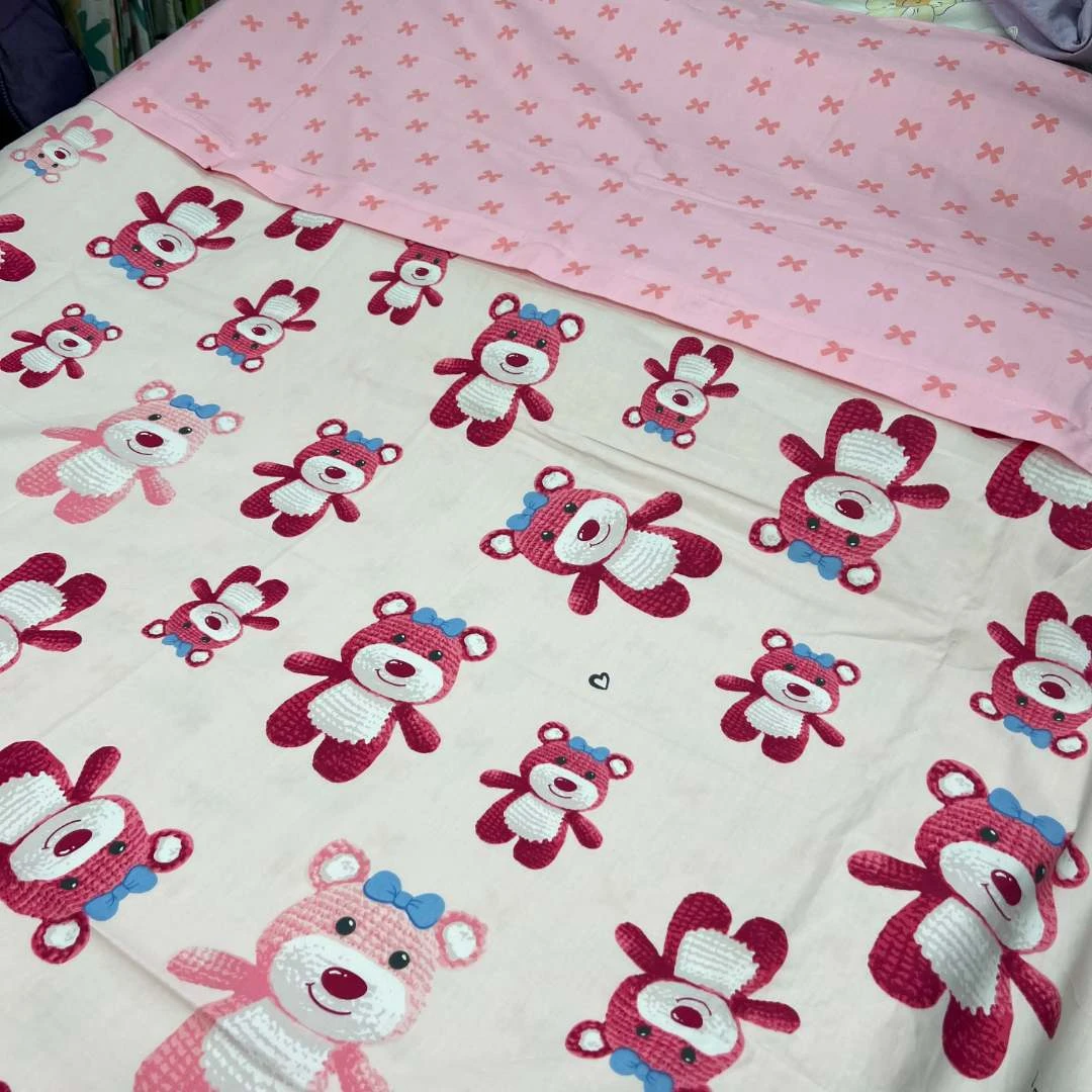 【A034美美熊】被罩纯棉100全棉加厚纯棉1.5*2.0米单人双人被套