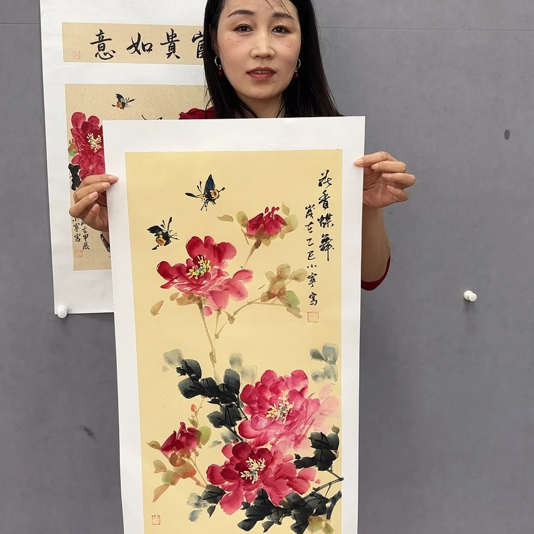 国画亲笔手绘原创