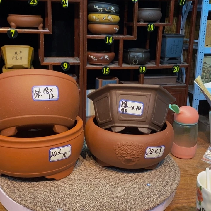 紫砂花盆紫砂花盆