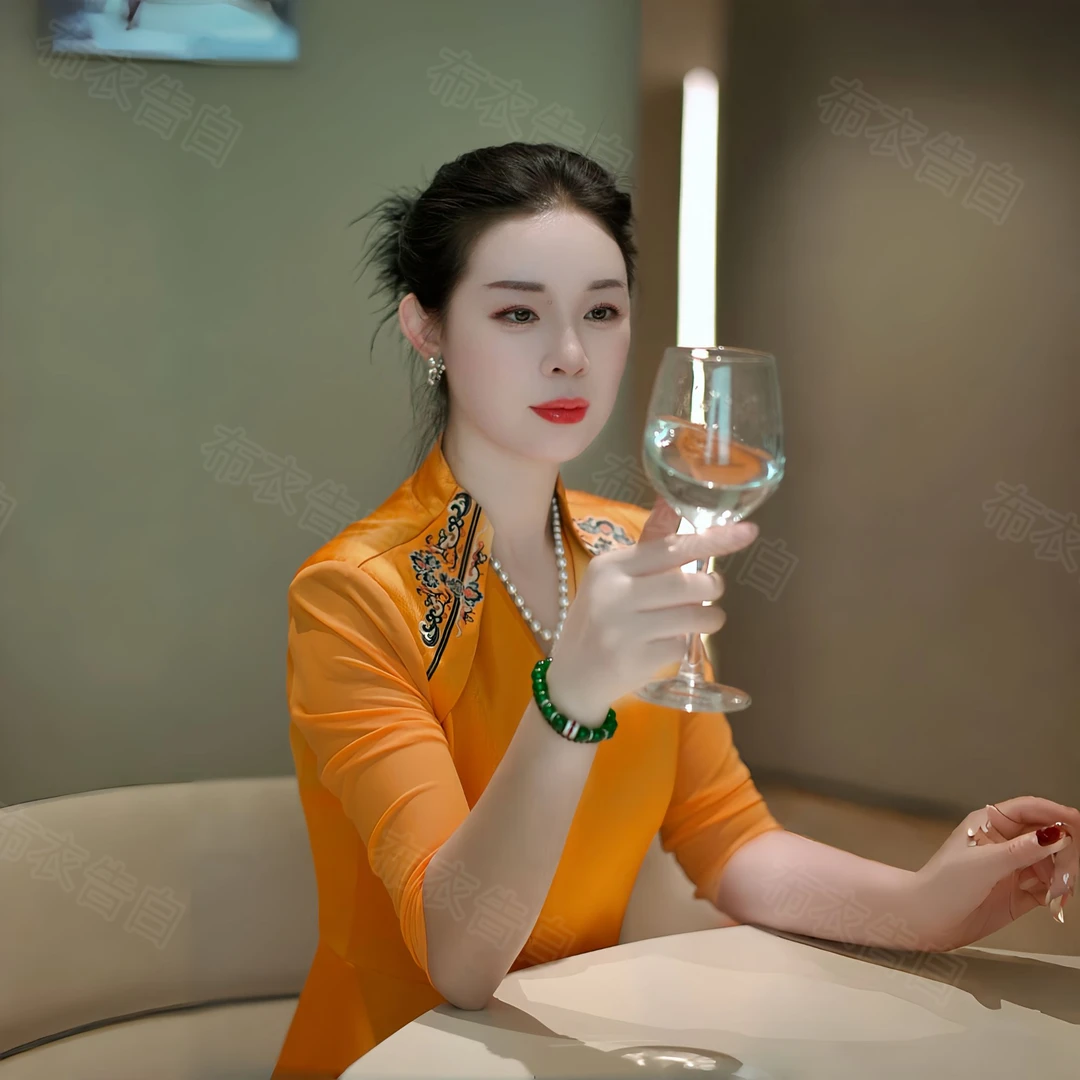 （BYGB【半生韶华】）2026夏季重工荔枝纹肩绣梅花中式国风套装-26043