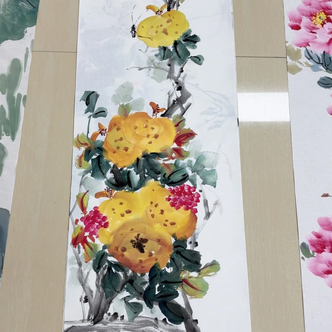 国画国画作品展，国画作品展。
