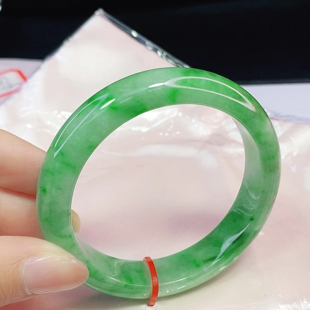 未镶嵌手镯翡翠55.5正圈