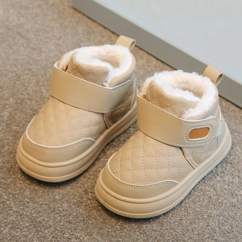 YeeHoO英氏【断码】儿童雪地靴冬季新款男女童棉鞋宝宝鞋低筒短靴加