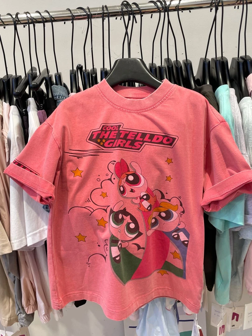 【郭郭童品】恩➕卡通图案短袖T恤1853