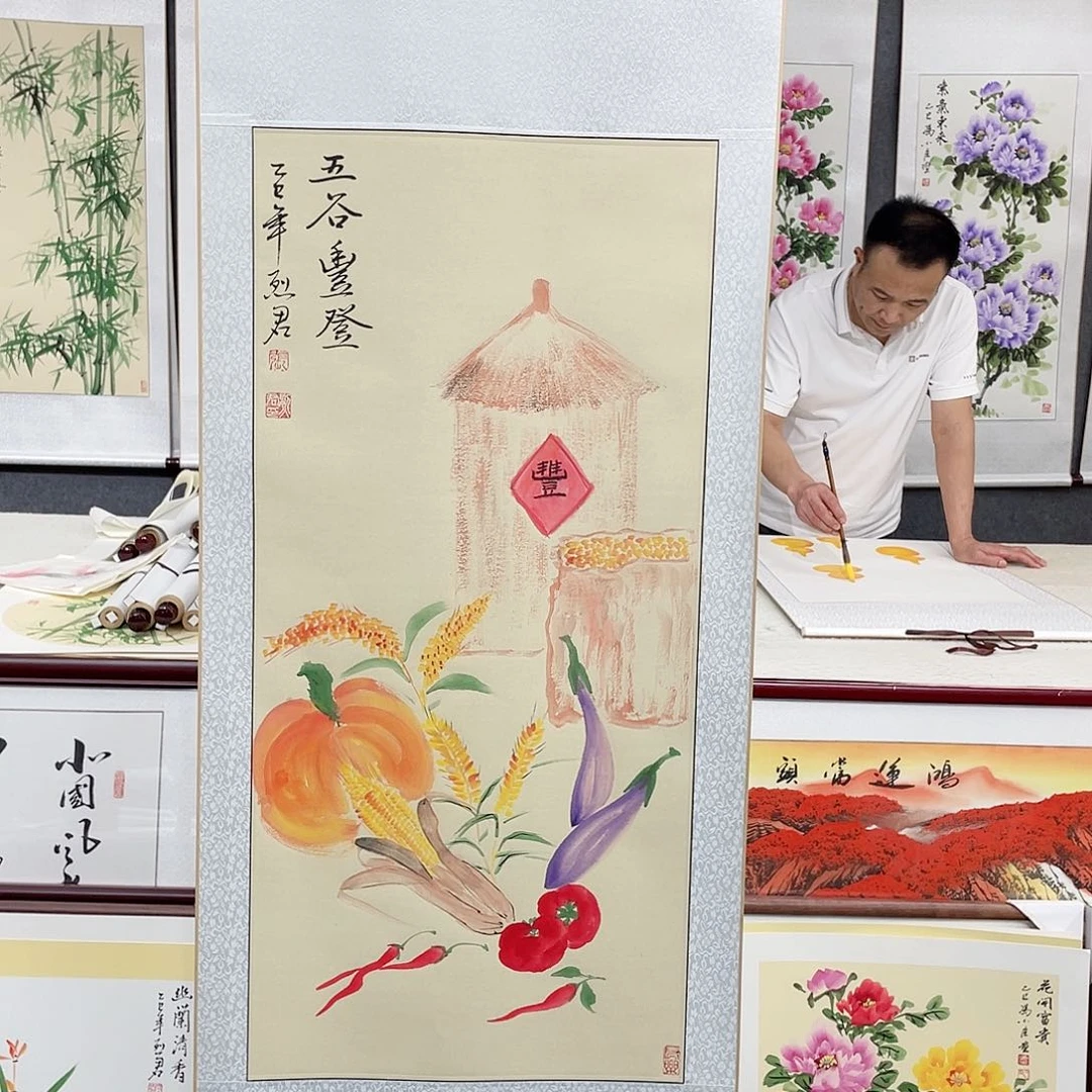 国画手绘画绘画作品