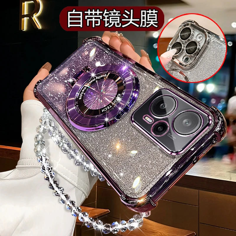 适用红米Note12Turbo新款手机壳网红高级感Redminote12trbo闪粉壳