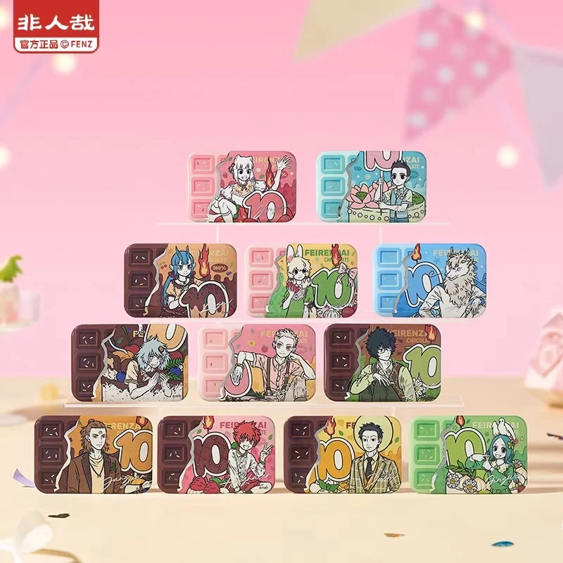 【代拆】非人哉十周年原画系列徽章盲盒文具笔记本镭射票透卡拍立得