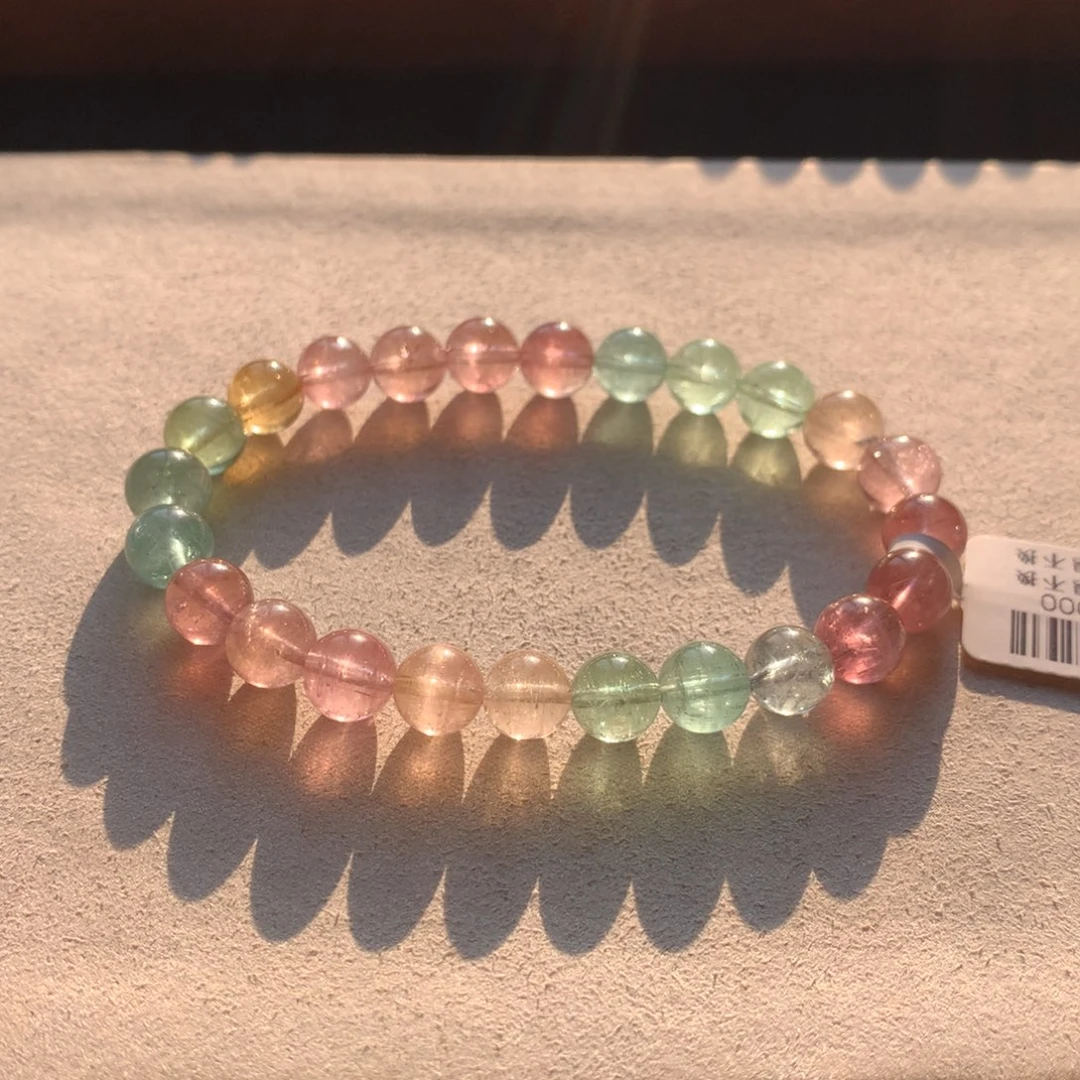 碧玺未镶嵌手链碧玺