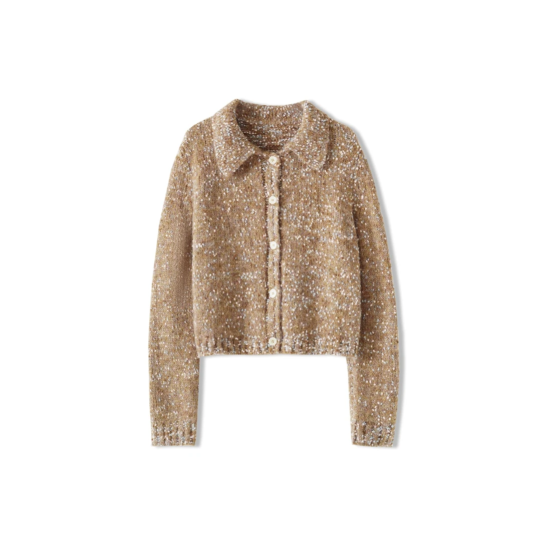 初秋新款气质翻领长袖女款毛衣SCCY0339