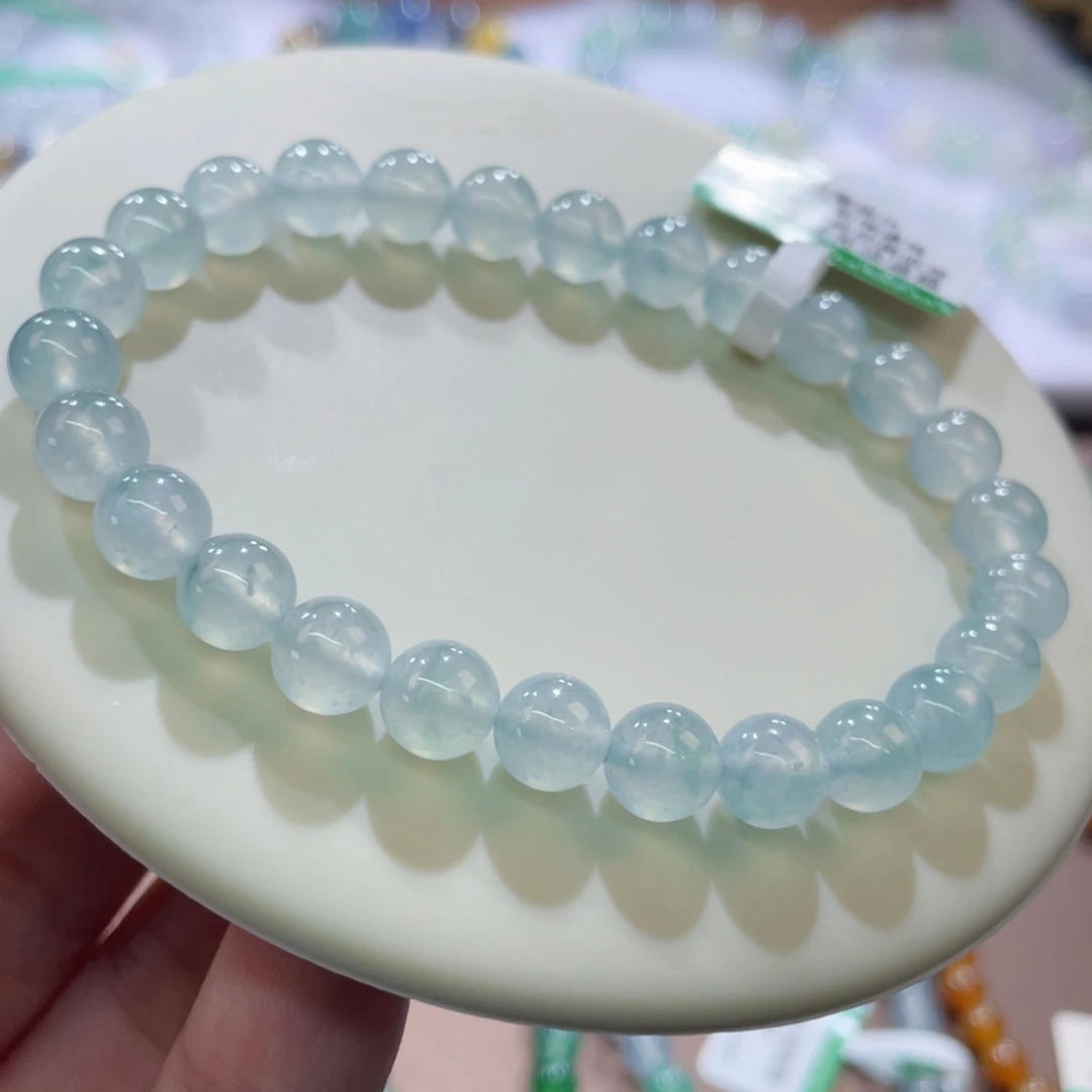 未镶嵌手链翡翠冰胶木纳金丝绿卡7