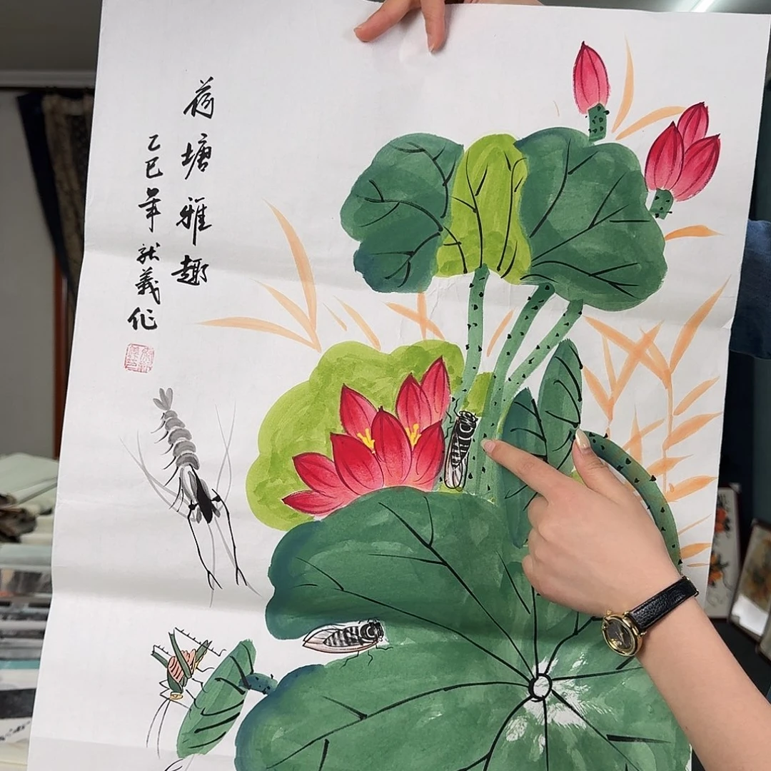 纯手绘国画好作品