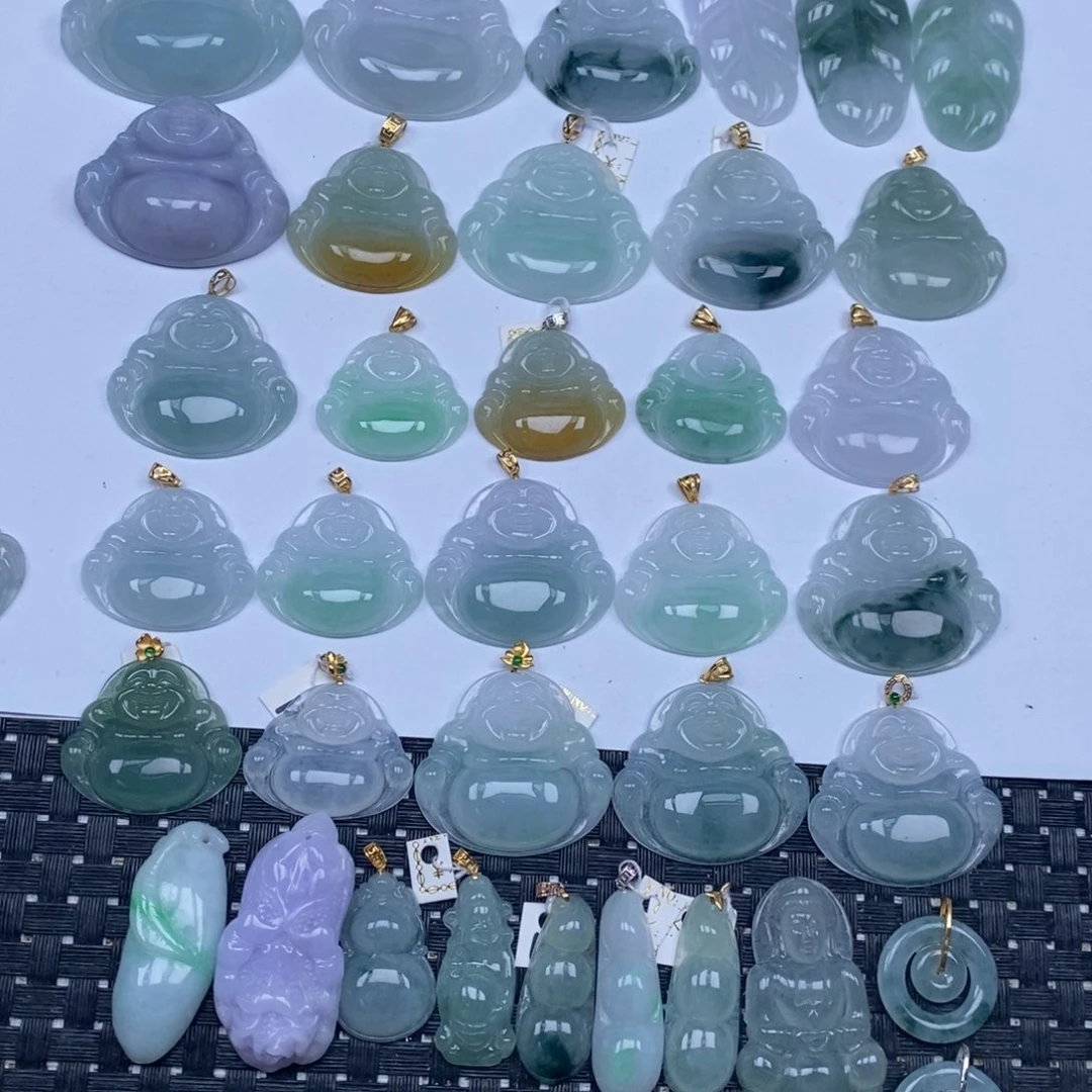 翡翠未镶嵌颈饰天然翡翠