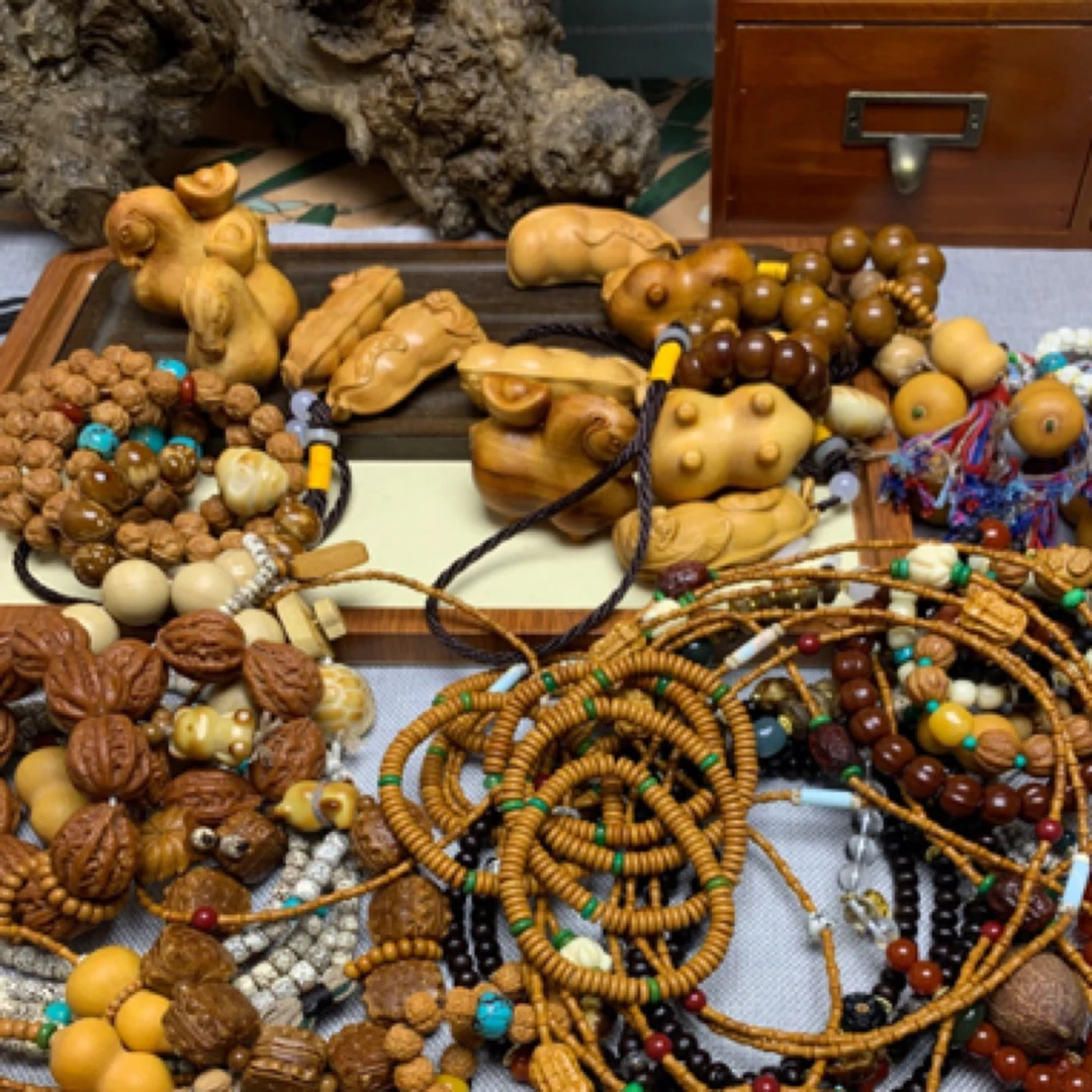 精美文玩手串搭配