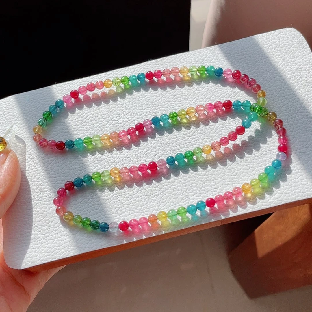 碧玺手链未镶嵌5.2mm左右