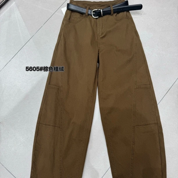 【海南肉丝】5605韩版时尚牛仔工装裤