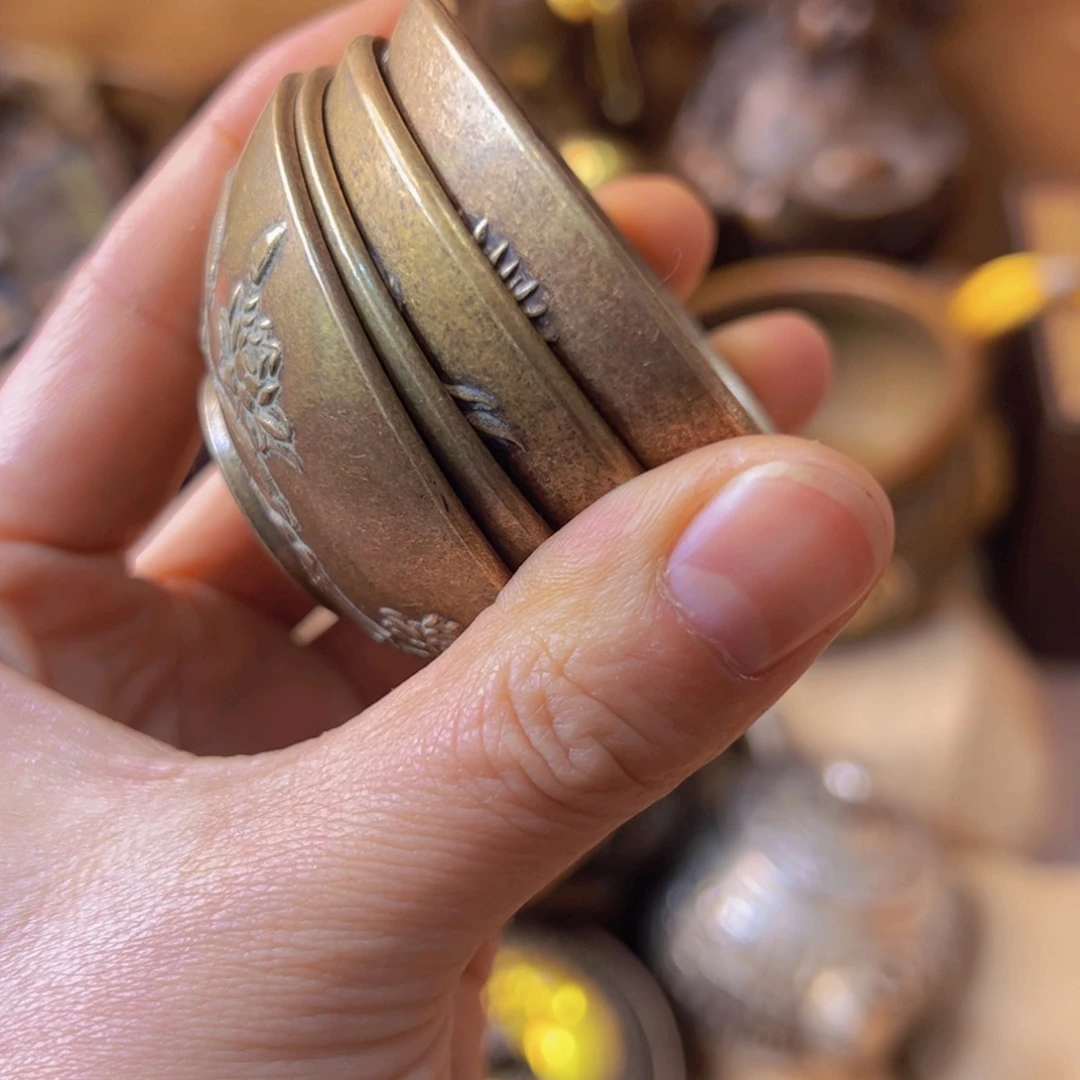 青铜春夏秋冬一套碗