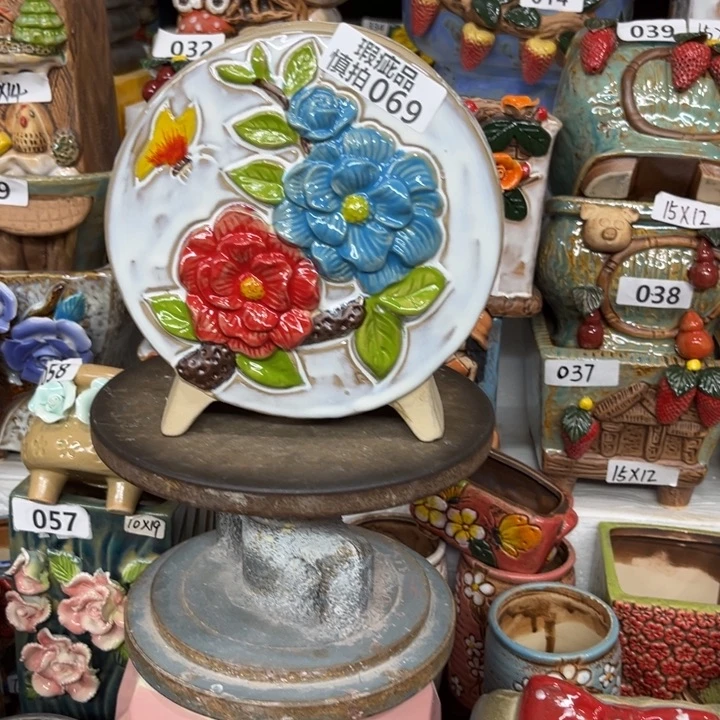 紫砂花盆粗陶材质多肉花盆069