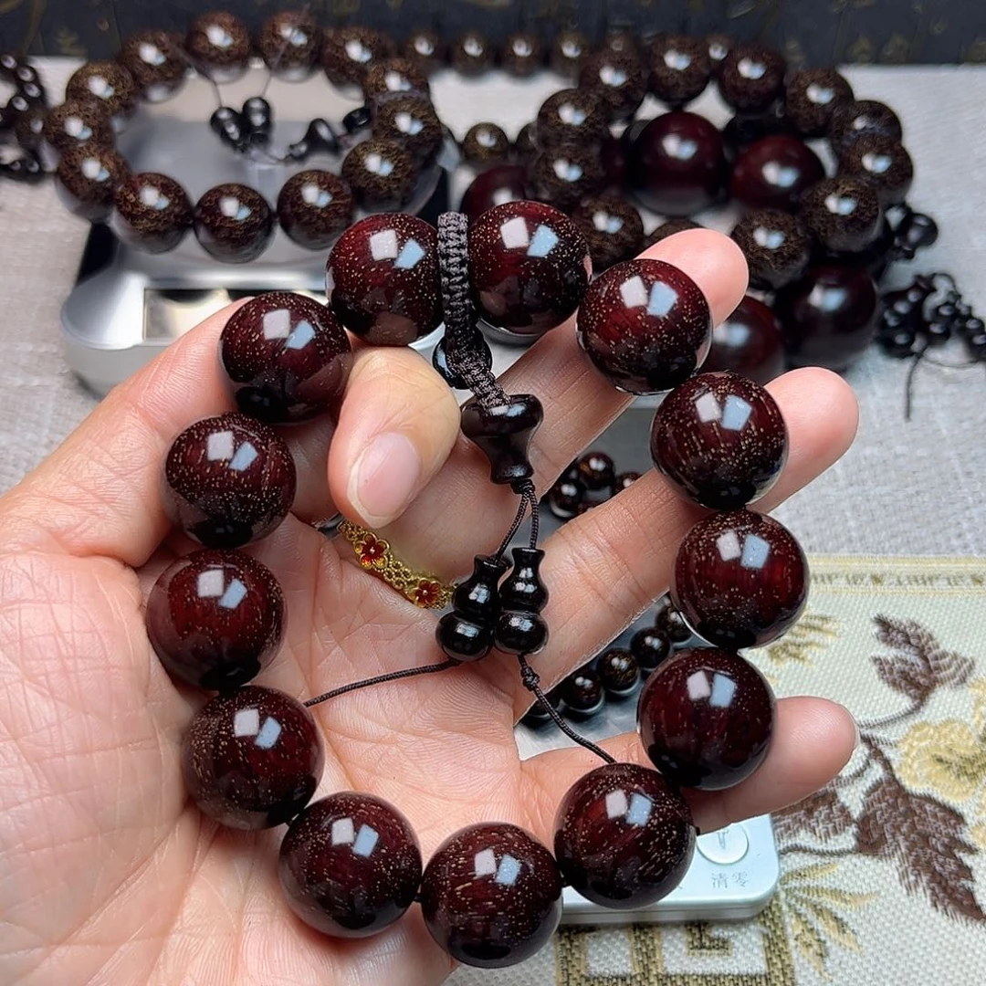 檀香紫檀（小叶紫檀）1.8 13颗 满星