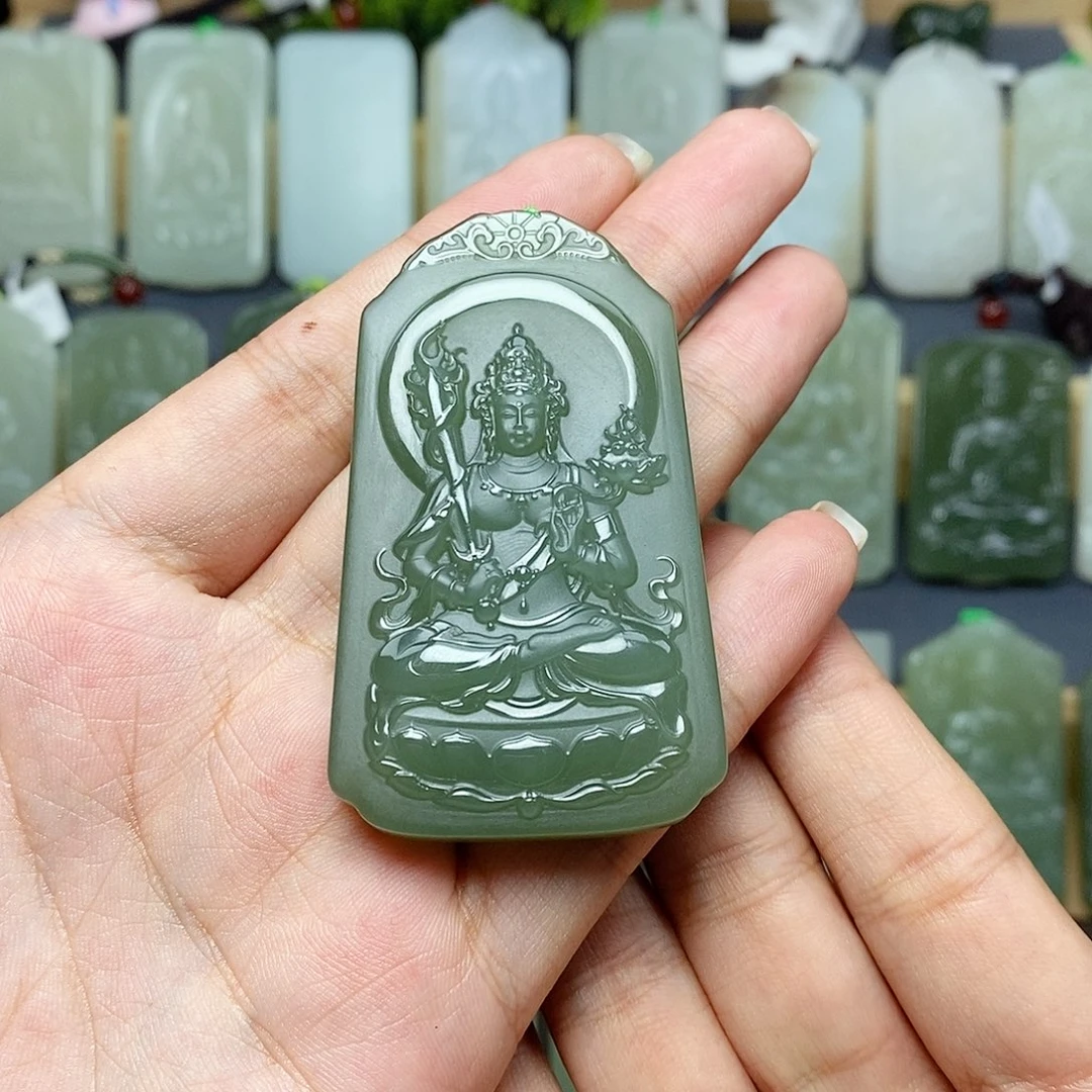 【闪购商品】颈饰未镶嵌和田玉巴**那