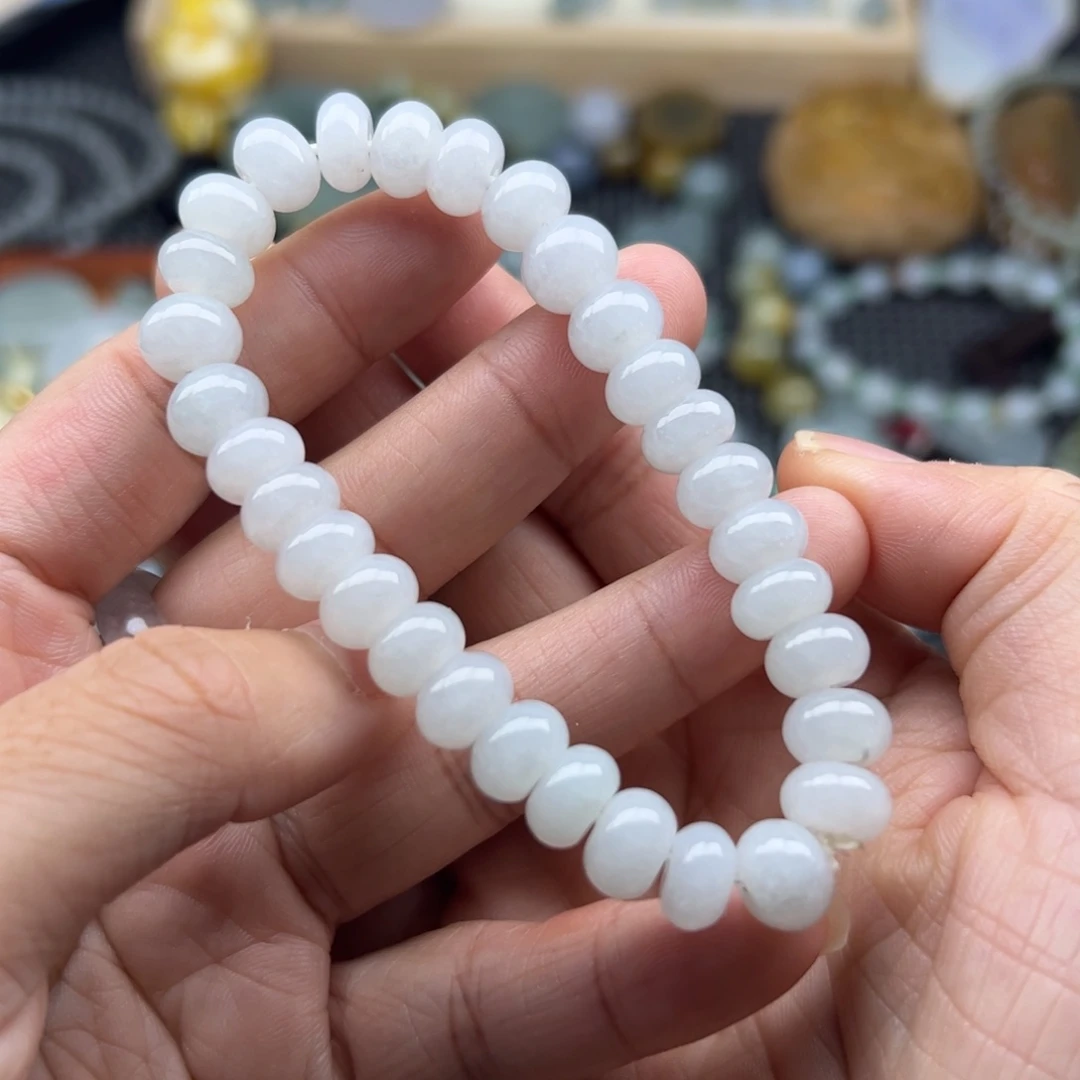 颈饰未镶嵌翡翠算盘珠