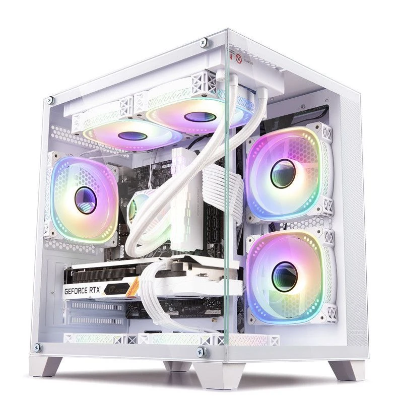 『25年新款』游戏海景房水冷4060/3060吃鸡永劫设计台式机电脑主机