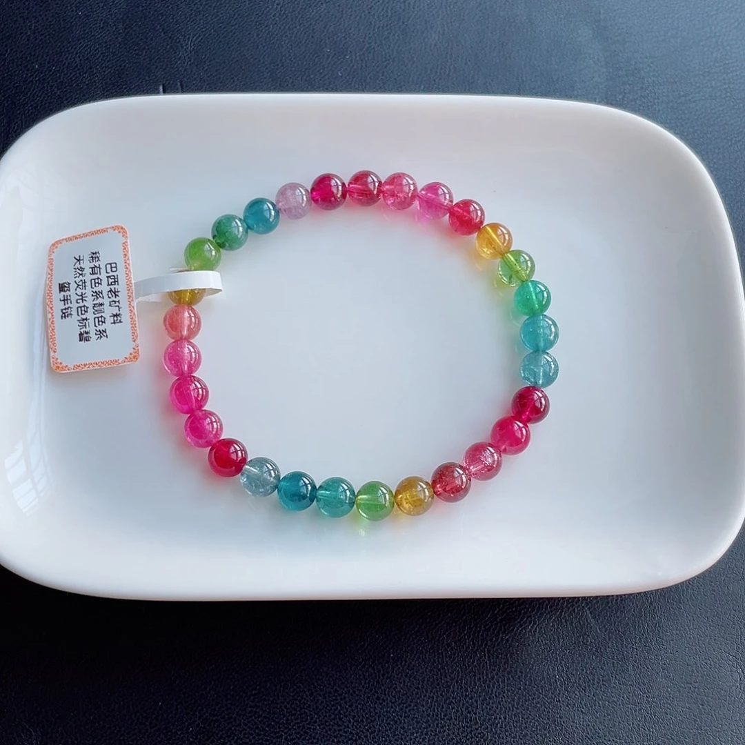 手链未镶嵌碧玺6.6mm左右