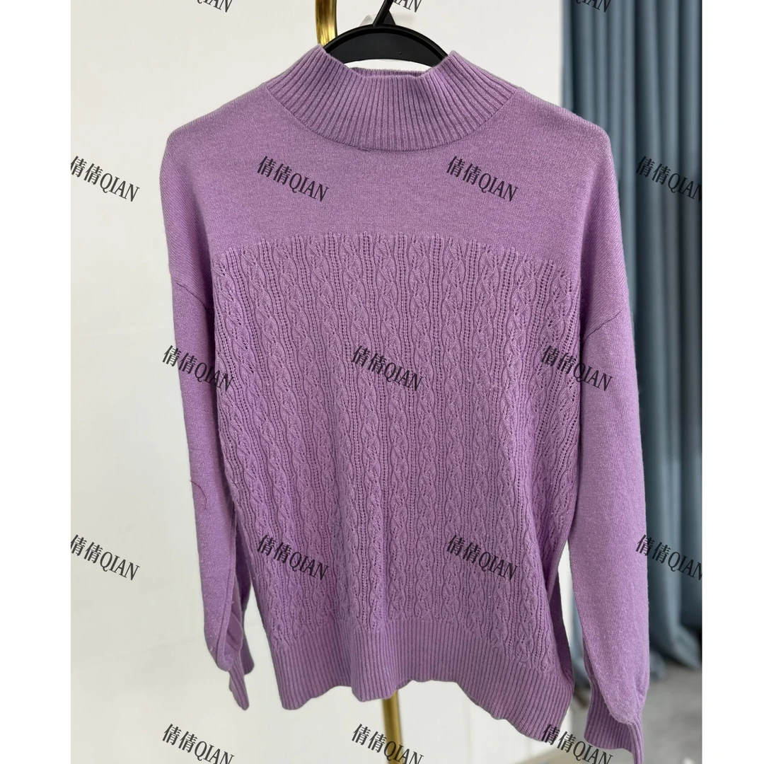 时尚百搭半高领羊毛衫（GP086）