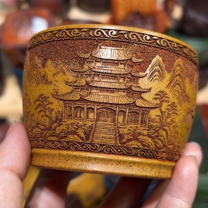茶杯紫砂宜兴紫砂主人杯
