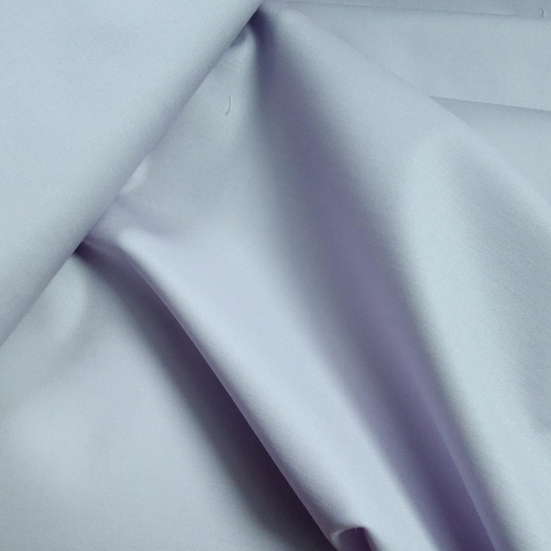 时代灰紫雪棉布料