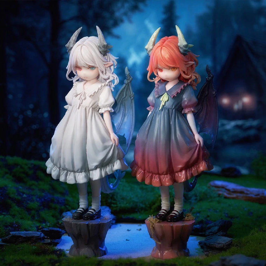 【异色版 链接】超可爱GK光魔双生 生气龙女美少女小隐手办模型摆件