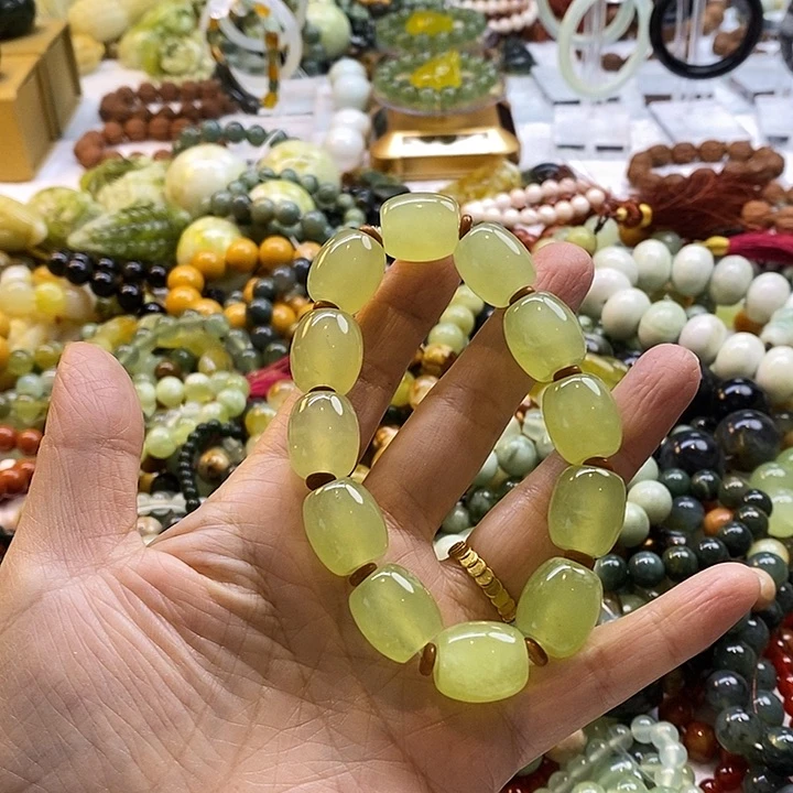 未镶嵌蛇纹石玉手镯嗳*