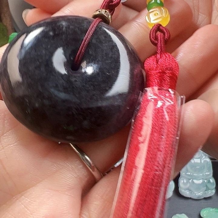 翡翠未镶嵌颈饰天然A货翡翠挂件