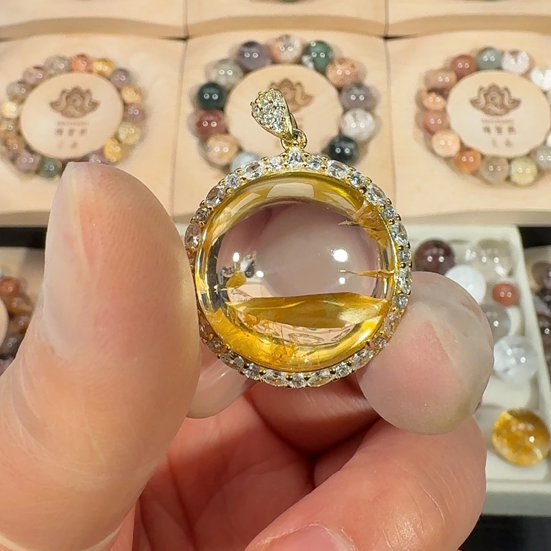 未镶嵌颈饰水晶德益堂水晶