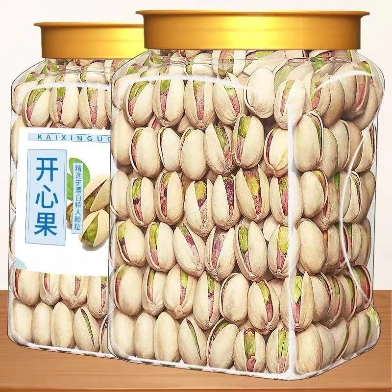 直播专享大颗粒开心果500g盐焗坚果炒货零食散装含罐250g薄皮核桃