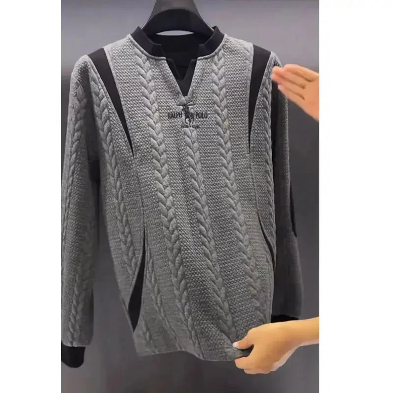 【潮品穿搭】潮牌时尚百搭套头圆领秋长袖百搭卫衣男士卫衣