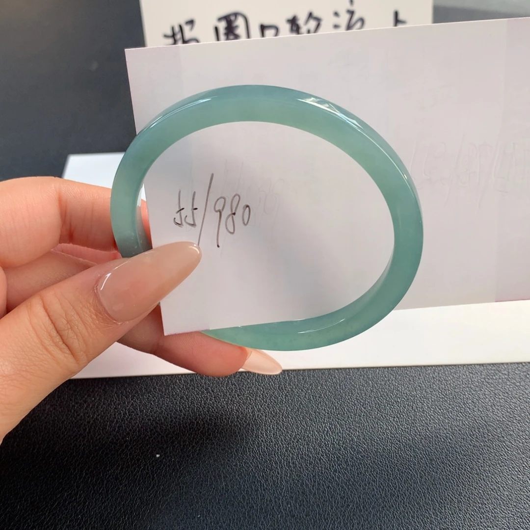 翡翠未镶嵌手镯天然翡翠