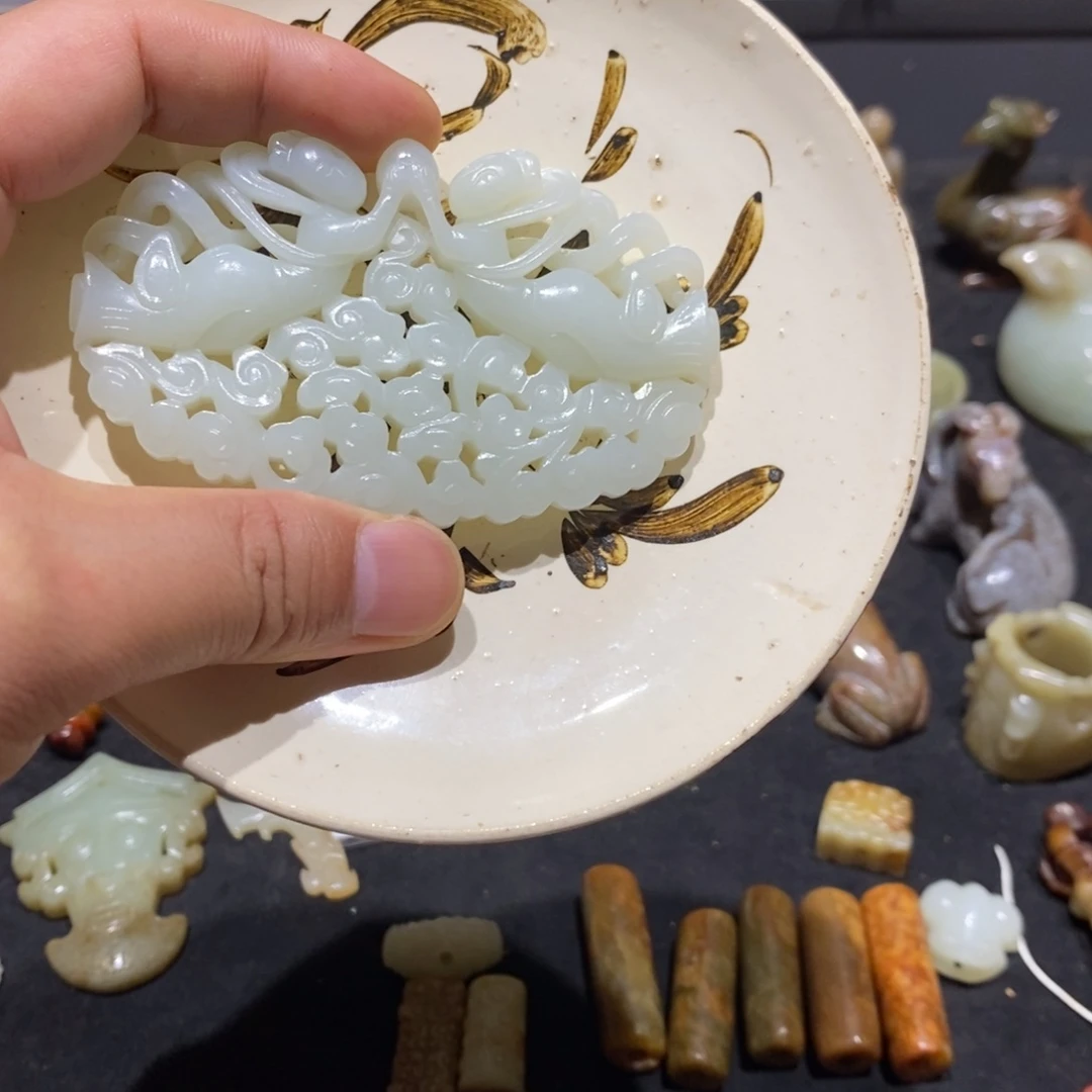 心***怡瓷片白底印花好物推荐