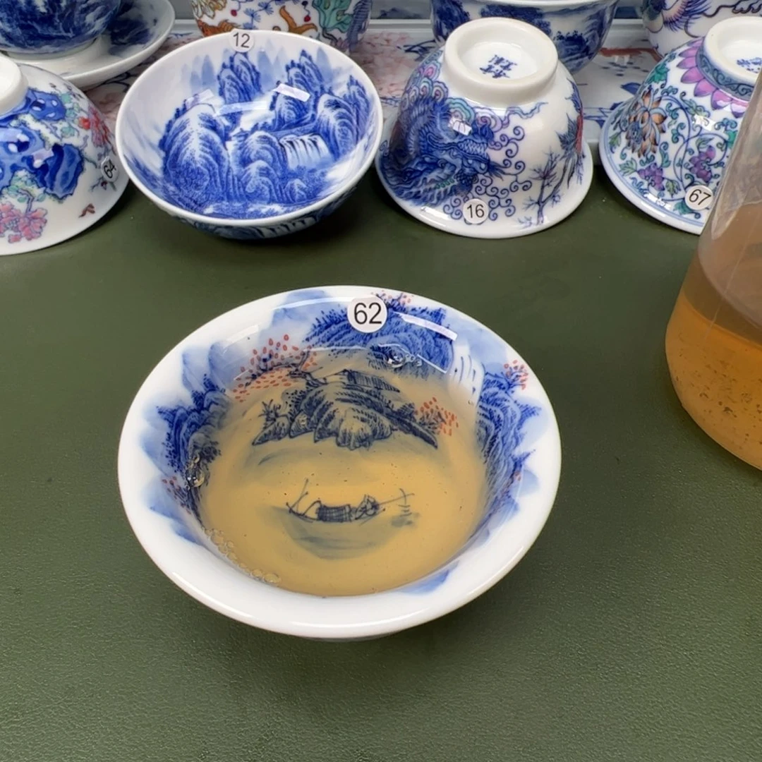 景德镇纯手工纯手绘茶具木木62