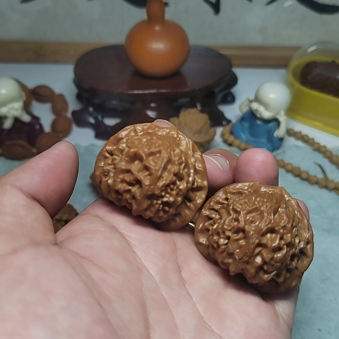 吊坠文玩核桃40宫灯